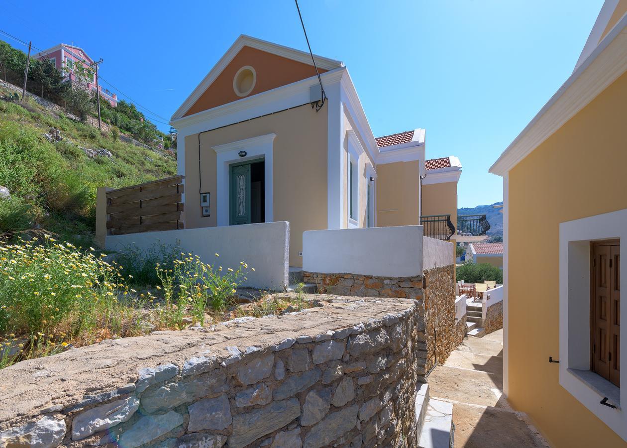 فيلا Blue Wave Astradeni House سيمي المظهر الخارجي الصورة